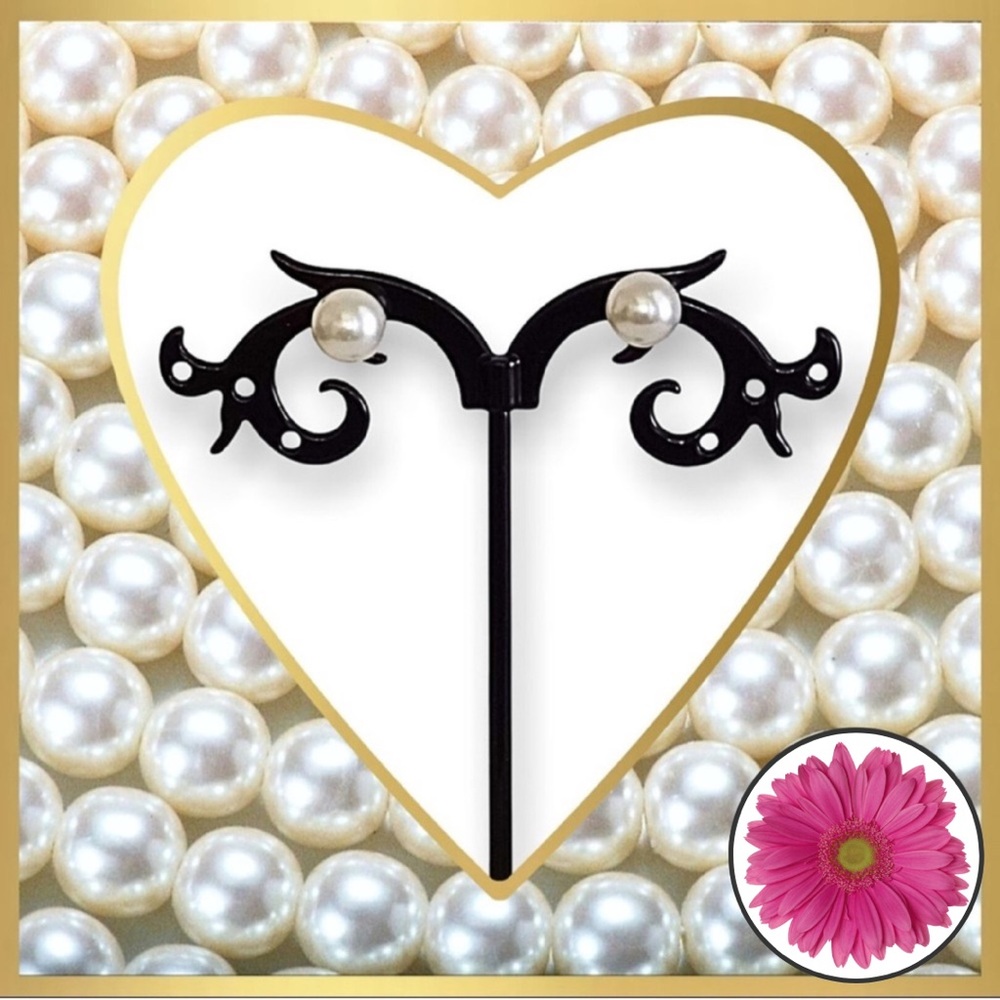 3/$10, 5/$15 - Faux Pearl Stud Earrings